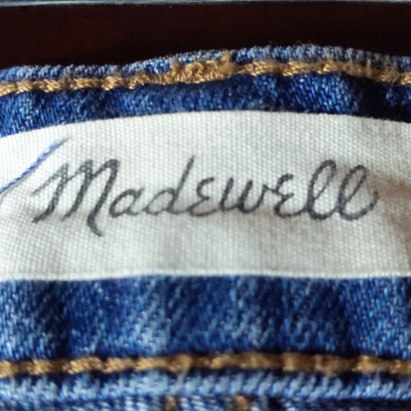 Madewell Rigid Denim A-Line Mini Skirt 29 - Picture 3 of 6